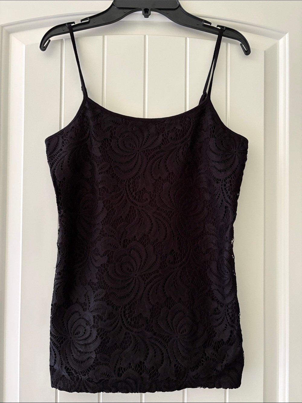 Black Lace Camisole Tank Top